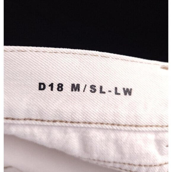 Saint Laurent Paris D18 M/SL-LW Jeans 34 Mens Off White Defect New - Picture 12 of 16